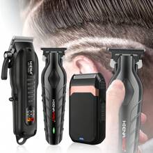 HIENA Multi-Functional Electric Hair Clipper Set For Men, Cordless Rechargeable Haircut Trimmer, Zero Gap T-Blade Beard Trimmer, Suitable For Beginner And Home Use, Gift For Boyfriend Or Father
