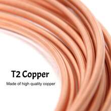 1M/2M Soft Metal Coil Outer Diameter 2~8mm Inner Diameter 1~6mm Metal Wire Tube Air Conditioning Heat Dissipation DIY Crafts