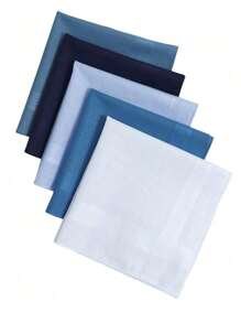 10 Packs Of Pure Color Classic Polyester Absorbent Handkerchiefs, Soft And Comfortable For All Seasons, Small Square Handkerchiefs For Elderly Women To Wipe Sweat, Gifts For Good Friends