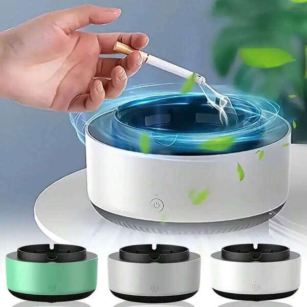 SOKANY 1 scrumieră inteligentă, scrumieră cu autostingere. Purificare inteligentă, funcționare cu o singură tastă, filtrare multiplă, ventilator puternic cu zgomot redus. Alimentat cu baterii (2 baterii nr. 5). Utilizare multi-scenă, potrivită pentru sufrageria de acasă, biroul sălii de conferințe, holul hotelului, sala de șah și cărți de divertisment. Cadoul perfect.