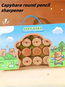 1/3/7 Fun Creative Capybara Pencil Sharpeners, Luxurious, Stylish, And Cool Stationery, Random Colors, Novel Pencil Sharpener Design, Suitable For Birthday Decorations, Unique Design, Interesting School Supplies And Teacher Reward Gifts, Cool Soft Stationery For Teachers, Suitable For Graduation Season, Gurban Festival, Independence Day, And Back-To-School Season (Box Not Included)