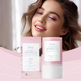 积雪草面部泥面膜棒，快速涂抹，缩小毛孔，深层保湿，舒缓修复，面部护肤，适合日常使用，旅行装，0.95 盎司