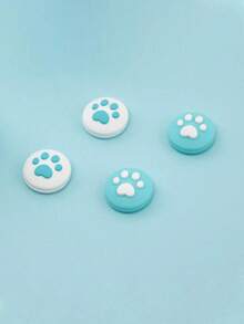 GeekShare 4 件猫爪设计按钮盖，兼容 Switch/Oled/Lite - 湖水綠 - 查看 3