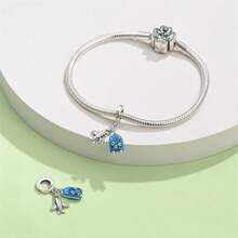 Pingente faça você mesmo em prata esterlina 925, 1 unidade, Ocean Encounters Journey: charms de prata inteligentes são uma coleção de costumes oceânicos e sonhos de viagem
