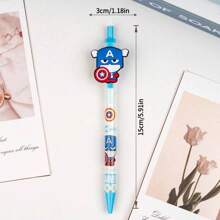 Sanrio 4pcs/Spider Hero Gel Pen, Mobile Pencil Writing Tool, Suitable For Various Occasions, Stationery, Student Writing Tool, Office School Supplies, Back To School