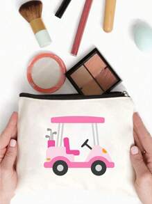 Golf Personalized Bag,Makeup Bag, Golf Country Club Accessory Bag, Golf Makeup Bag,Golf Team Wristband, Golf Lover Gift, Zipper Bag, Coin Purse, Pencil Case, Valentine'S Day Gift For Her, Perfect For Shopping, Dating, Vacation, Travel, Festival, Party Or As A Gifttravel Essentials Vacation Summer Holiday Back To School School Stuff Bag For School Wash Bag Travel