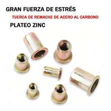 Tuercas Remache Acero Al Carbono 300 Piezas M3 M4 M5 M6 M8 - Dorado - Ver 7