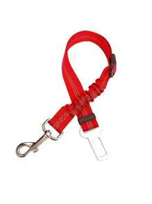 1pc Pet Car Restraint, Dog Leash, Cat Car Leash, Retractable Shock-Absorbing Reflective Strap Tether Leash, Forr Pet Travel!