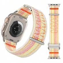 Trail Loop Strap Compatible With Apple Watch Ultra 2 49mm 46mm 45mm 44mm 42mm Nylon Sport Band Compatible With Apple Watch Series 10 9 8 7 6 5 SE 40 41mm
