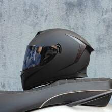 LVS Latest Dual Lens Motorcycle Helmet Modular Full Face Helmet, Unisex, Street Bike Helmet Capacity Approved
