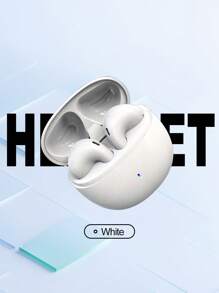 Auriculares inalámbricos Bluetooth semi-in-ear, audífonos estéreo a prueba de ruido con batería de larga duración y baja latencia, auriculares para juegos