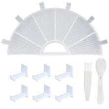 1 set Bandejas de clasificación de cuentas de plástico, bandeja para pintura de diamantes, accesorios de placa de cuentas para pintura de diamantes DIY, herramientas para pintura de diamantes