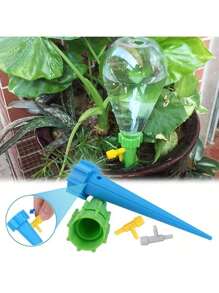 10pcs Automatic Dripping Plant Watering Tool For Lazy Waterers, Flower And Horticultural Supplies, Plant Watering Adjustable Home Automatic Waterer
