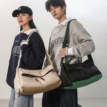 Bolsos de hombro para mujer - Negro y morado - Ver 3