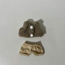 全新 2 件套娃娃装饰，可爱背心 + 短裤套装，配套毛绒娃娃配饰套装 - 彩色 - 查看 15