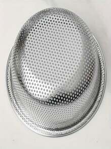 1pc Stainless Steel Sink Strainer Basket, Removable Faucet Storage Drain Rack, Kitchen Hanging Drain Organizer
