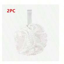 Cute Lace Soft Sponge Bath Ball Shower Rub Bath Shower Wash Body Pot Sponge Scrubber Color Healthy Massage Brush Home Bathroom Decor Fall Decor Back To School - Multicolor - View 14