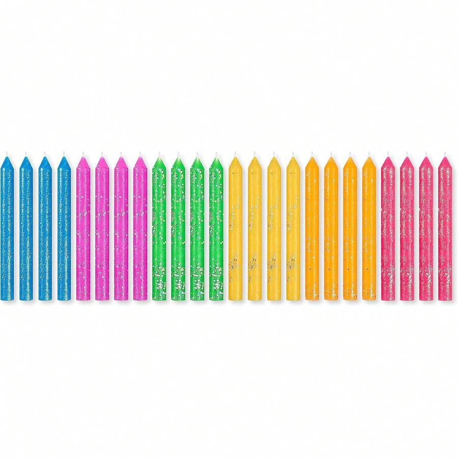 EstiloPapyrus - Velas De CumpleañOs (24 Unidades)VersióN Mejorada - 1 - Ver 1