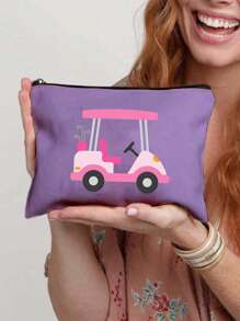 Golf Personalized Bag,Makeup Bag, Golf Country Club Accessory Bag, Golf Makeup Bag,Golf Team Wristband, Golf Lover Gift, Zipper Bag, Coin Purse, Pencil Case, Valentine'S Day Gift For Her, Perfect For Shopping, Dating, Vacation, Travel, Festival, Party Or As A Gifttravel Essentials Vacation Summer Holiday Back To School School Stuff Bag For School Wash Bag Travel