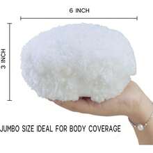 THE  6'' Jumbo Powder Puff Body Powder Puff With Container, Extra Large Dust Puffs For Women Men 1Pack - 1 - Ver 4