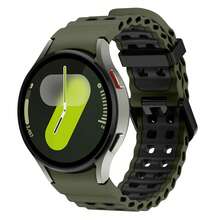 Correa de silicona compatible con Samsung Galaxy Watch 7 6 4 5 Pro de 40 mm y 45 mm, brazalete deportivo suave para Galaxy Watch 4 6 Classic de 43 mm y 44 mm, correa de reloj de moda - Para Galaxy reloj 7/6/5/4 - Ver 15