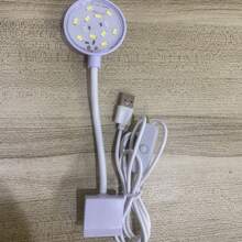 1 pièce Lampe de clip LED USB à haute luminosité réglable sur 3 modes, lumière changeante de couleur blanche, bleue, rouge et verte, pour aquarium, plantes sous-marines, convient pour aquarium rond et carré, alimenté par USB