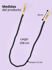 Cuerda Para Brincar Saltar Profesional Con Mango Amarillo TAYGA Negro - Negro - Ver 5