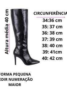 Women's Mid-Calf Boot With Thin Heel, Accordion-Style, Lined Zipper - trắng - Xem 2