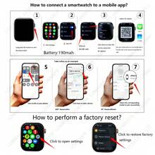 Smart Watch, Wireless Calling /Dial, Multi -Sport Mode, Calling Reminder And Rejection, SMS Reminder, Custom Wallpaper,For Ios/Andriod