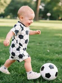 5 双婴儿足球刺绣袜子，适合 3-12 个月的男孩女孩足球爱好者袜子，适合节日和日常穿着，是生日派对婴儿洗礼迎宾礼物的理想选择 - 彩色 - 查看 2