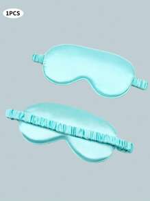 1 Stück schattierender Schlafaugenmaske, aus seidenähnlichem Material, angenehm kühl, entspannend, ermüdungslindernd, ideal für Mittagsruhe, Schlaf