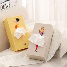 1 Creative Cartoon Anime Puffy Skirt Girl Face Tissue Box - View 4