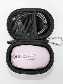 1pc Multifunctional Mouse Storage Bag, Data Cable Organizer Box, Digital Accessories Pouch, Shock-Proof Power Bank Adapter Mouse Protective Sleeve, Wireless Mouse Storage Box Carrying Case - Multicolor - View 5