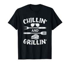 Bbq Barbecue Pit Men Women Kids Bbq Dad Costume For Kids T-Shirt]Kiv Christmas Gifts - Black - View 1