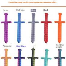 2025年新品！3D打印剑鞭，关节可活动。一款创意坐立不安的玩具，也可作为酷炫的桌面装饰。尽情伸展！是缓解压力和展示的理想之选。适合生日、圣诞节、万圣节礼物，是完美的礼品，也是文具。 - 彩色 - 查看 3