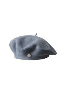 1 Berretto basco da donna minimalista nei colori caramella, berretto basco francese tinta unita carino, regalo di berretto in lana