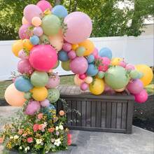 116pcs Balloon Arch Floral Decor Set, Spring Small Wildflower Bridal Shower Garden Daisy Party Decorations, Suitable For Birthday, Spring/Summer Gathering Decoration