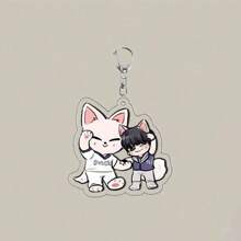 Sanrio 1 pezzo Portachiavi SKZOO, merchandise del gruppo idol coreano SKZ per fan, collezione creativa derivata, regalo per le vacanze per decorare borse, collezione premium, ideale per San Valentino, Natale, Eid Al-Adha