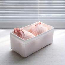 Odorless Oxford Cloth Underwear Storage Box - Foldable Drawer Storage Box, Suitable For Clothing Storage, Washable Underwear - White - View 12