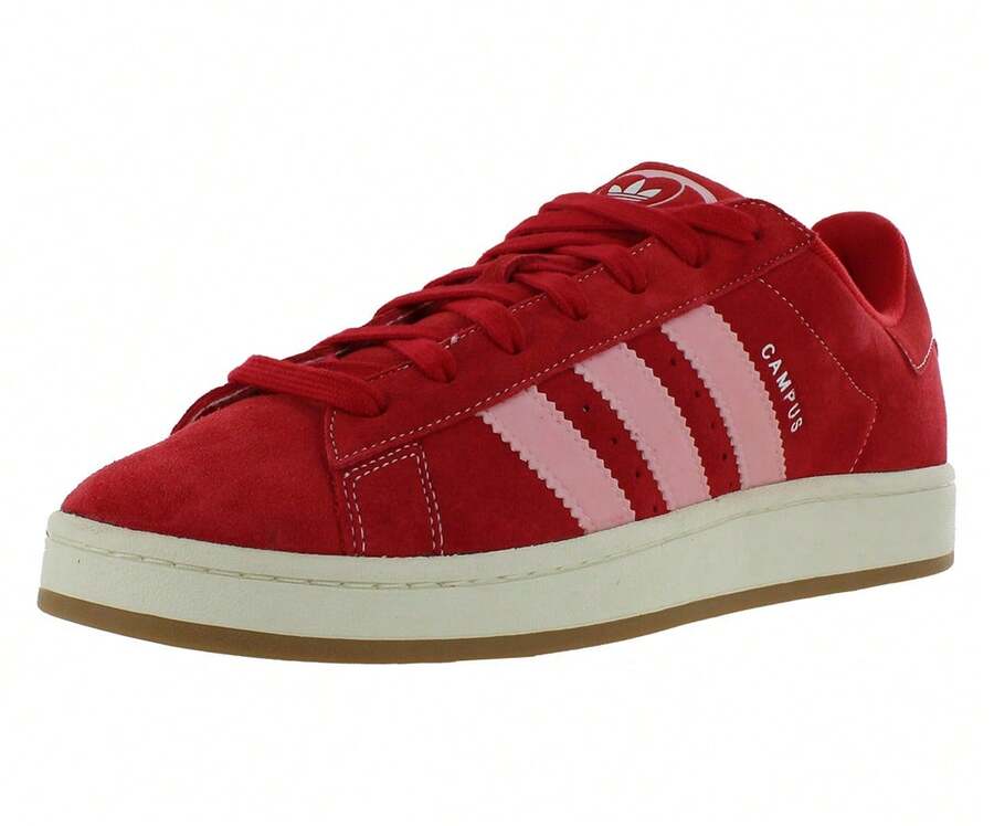 Adidas Campus 00s Mens Shoes - 更好的猩紅色/清晰的粉紅色/雲白色 - 查看 1
