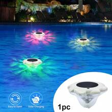 Solarschwimmende Poolbeleuchtung, RGB-Farbwechsel schwimmende Poolbeleuchtung, IP68 wasserdichte schwimmende Solar-LED-Poolbeleuchtung, die aufgehängt werden kann, geeignet für Sommerpools, Whirlpools, Hochzeiten, Wege und Partydekorationen.