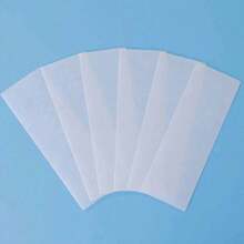 50/100 片一次性脱毛蜡纸 - 适用于面部、眉毛、腿部、身体和比基尼部位的无痛脱毛！ - 白色 - 查看 11