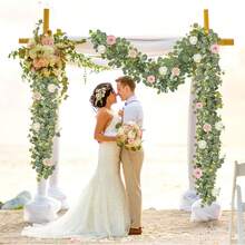 1/2/3/30 件装人造桉树花环 - 多功能仿真绿色植物藤蔓，塑料悬挂植物，适用于婚礼、家居花园装饰、桌面装饰、墙面装饰、派对装饰 - 无需用电，是情人节、圣帕特里克节、桉树装饰、餐桌装饰、冬季家居装饰的理想之选。 - 綠色 - 查看 4