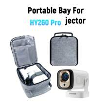 Sac de transport robuste pour le projecteur HY260 PRO, sac portable et sac de transport pour projecteur portable, sac de rangement pour projecteur domestique, sac de transport rigide de protection (sac seulement)