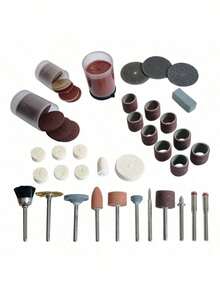 Kit 105 Acessório Para Micro Retífica Completo Padrão - Multicolorido - Visão 3