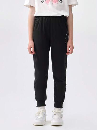 Balabala 女孩快乾運動褲，輕便夏季長褲，2025