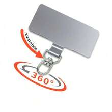 3pcs Upgraded 360° Rotating Stainless Steel Phone Strap Connectors, Ultra-Thin 0.12-Inch Golden Clip, Phone Case Secure Strap Wristband Lanyard Crossbody Accessory, Universal Phone Accessory - Multicolor - View 8