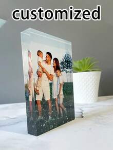 1件定制亚克力照片砖，个性化相框，照片礼品，送给妈妈的理想礼物，适合婚礼、周年纪念日、家庭照片、卧室和客厅装饰、家居装饰、情人节等场合，高品质，时尚定制，独一无二，送给男朋友/女朋友的理想礼物，适合情人节、周年纪念日、婚礼、母亲节、生日、节日、父亲节、毕业典礼、乔迁之喜、客厅、家居、客厅家居装饰 - 彩色 - 查看 8