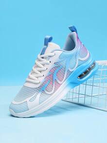 女式运动鞋2025夏季新款网面透气跑步鞋女士气垫减震健身休闲运动鞋