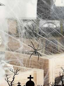 1 Stück/3 Stücke/5 Stücke - Gruseliges dehnbares Spinnennetz Deko - Perfekt gruseliges Netz für Spukhaus, Bar, Zimmer und Heim Dekorationen - Ideales Feriengeschenk für Halloween, Día de los Muertos und Osterfeiern Halloween Deko Herbst Deko Zimmer Deko